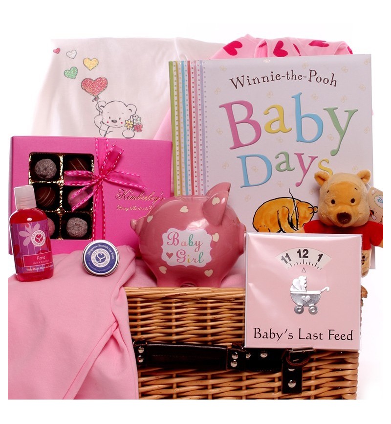 Winnie the Pooh baby hamper.
